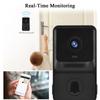 1080P High Resolution Visual Smart Security Doorbell Camera Wireless Video Doorbell with IR Night   2-Way   Real-Time Monito