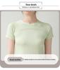 Women's Quick-Dry Yoga Top - Breathable Pilates Training T-Shirt for Summer