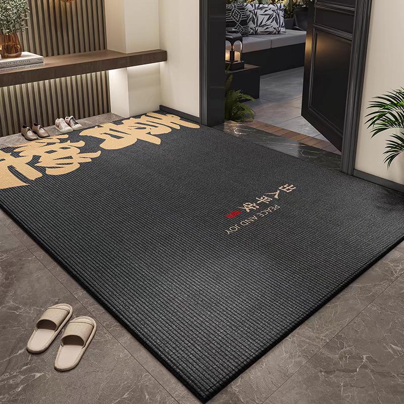 Chinese New Year Blessing Diatom Mud Floor Mat - Water-Absorbent, Dirt-Resistant Bathroom Foot Pad