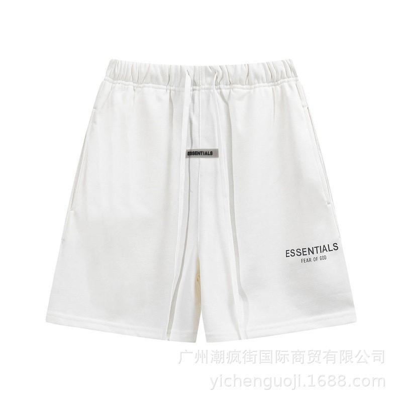 FOG ESSENTIALS Reflective Embroidered Shorts Casual Pants Men Women