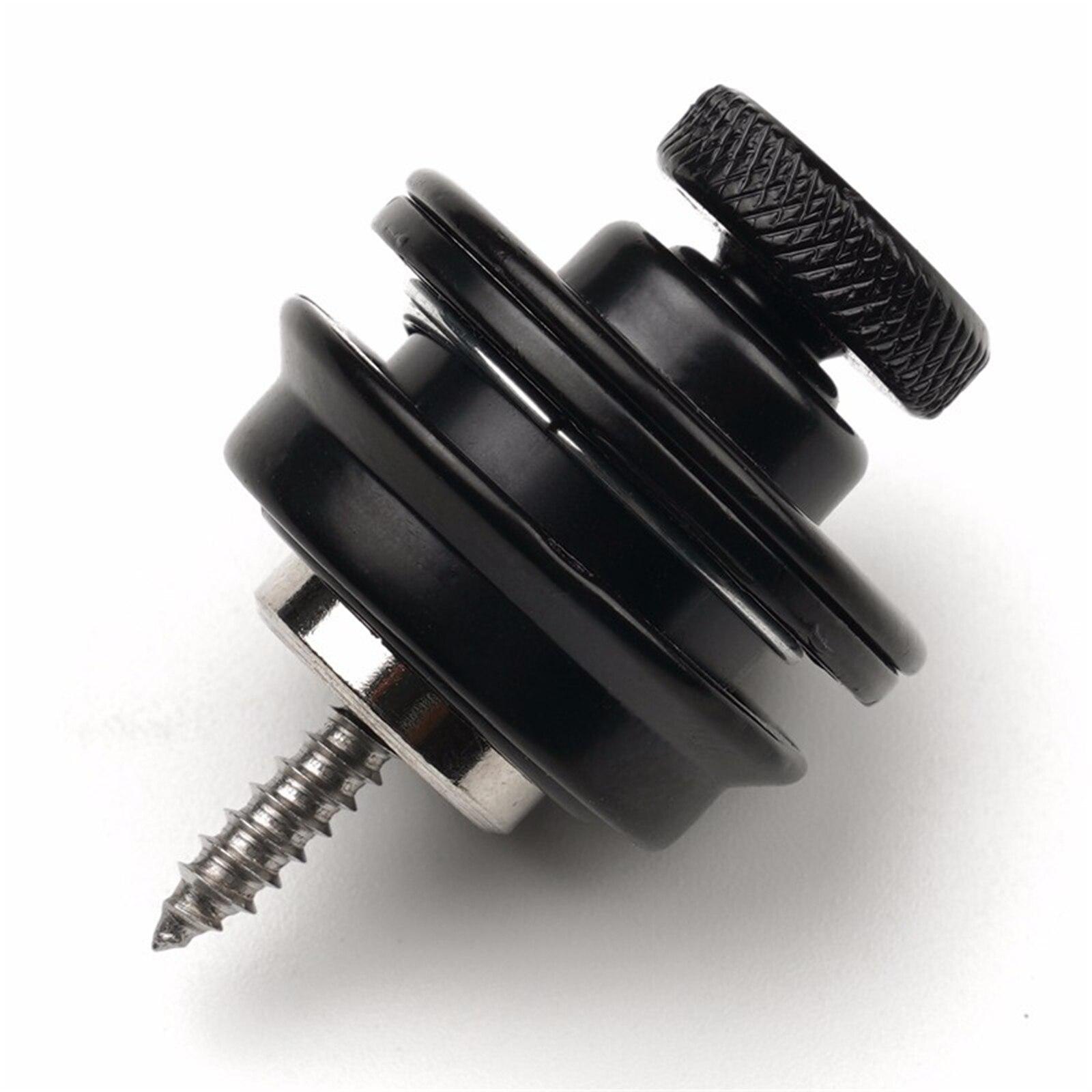 

Guitar Strap Lock 1\2\4 PCS Heavy Duty Metal Button Security Straplock for Electric Acoustic Guitar Bass Ukulele чорний
