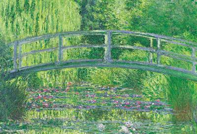 [Made In Japan] Beverly 1000 Micro-Piece Jigsaw Puzzle, Water Lilies (26 X 38 Cm), M81-626, Yellow-Green