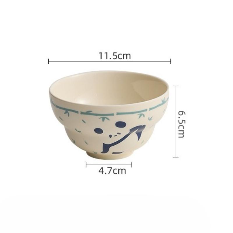 Creative Cute Panda Ceramic Bowl Home Personal Rice Bowl Homeware Set Soup Bowl Ceramic Tableware