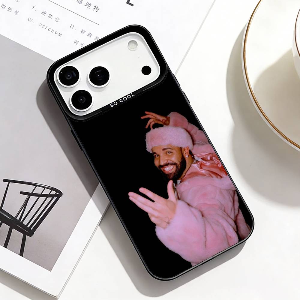 

D-Drake G-God s Plan Hip-Hop Phone Case For iPhone17,16,15,14,13,12,Pro Max Black Colorful Phone case iPhone17