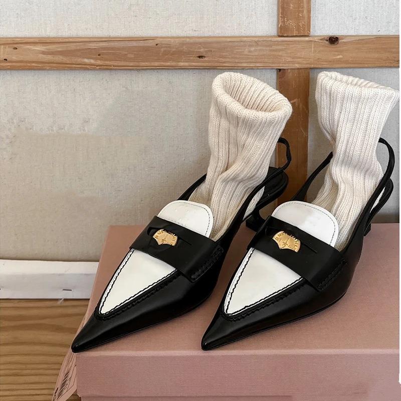 Fashionable Shoes, Versatile New Pointed-toe, Thin-heeled Sandals, Women's Shoes