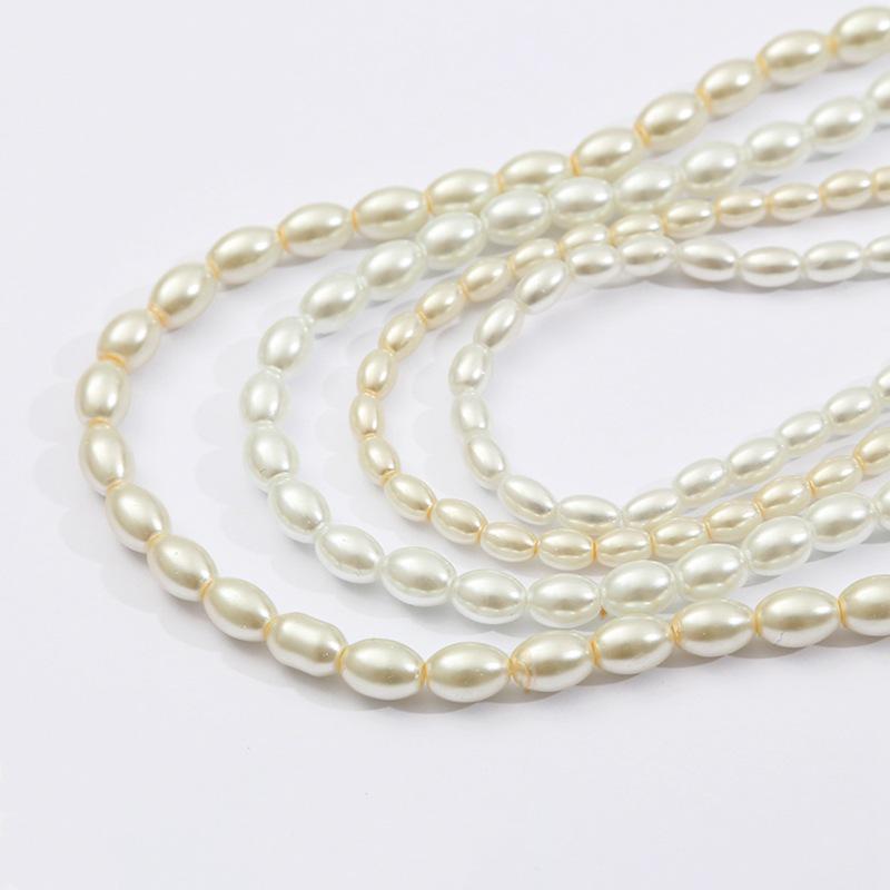 Off-White Oval Pearl Bracelet & Earring DIY Kit - Handmade Hair Accessories