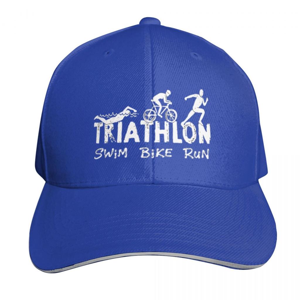 Triathlon Schwimmen Radfahren Laufen Athlet Kappe Mode Lässig Baseballkappen Verstellbarer Hut Hip Hop Sommer Unisex Baseballkappen
