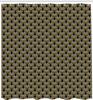 Gold Black Art Deco Pattern Shower Curtain Geometric Design Linen160X180