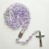 Plastic Rosary Necklace Santa Mary Prayer Necklace Christian for Cross Necklace
