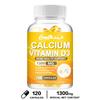Coolkin - 1300mg Calcium + Vitamin D3 Capsules - For bone, teeth, and muscle health