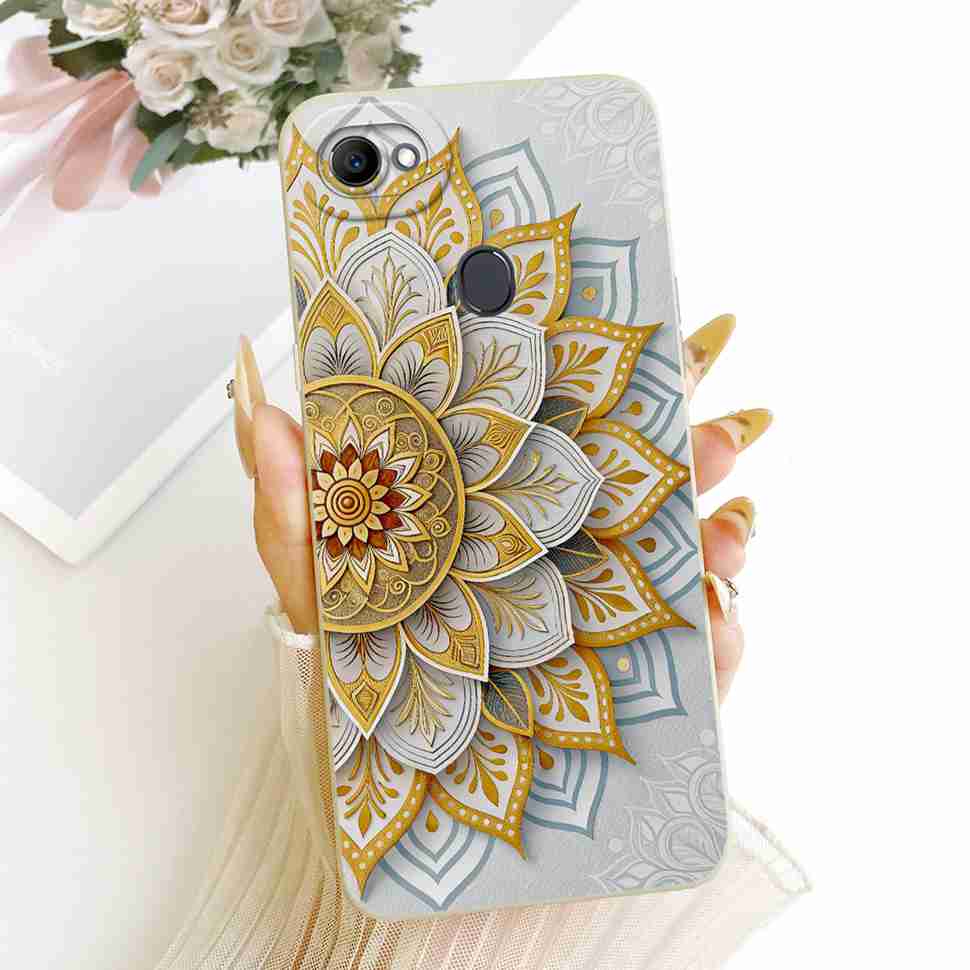 Beautiful Flowers Case For Oppo F7 Case CPH1819 CPH1821 Soft Silicone Fundas Phone Cases For Oppo F7 F 7 4G Cover Fundas