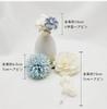 Set of 3 Japanese Hair Premium Artificial Perfect for and Features Hair Clips and Hair Accessories, Flowers, Coming-of-Age Ceremonies, Graduations,
