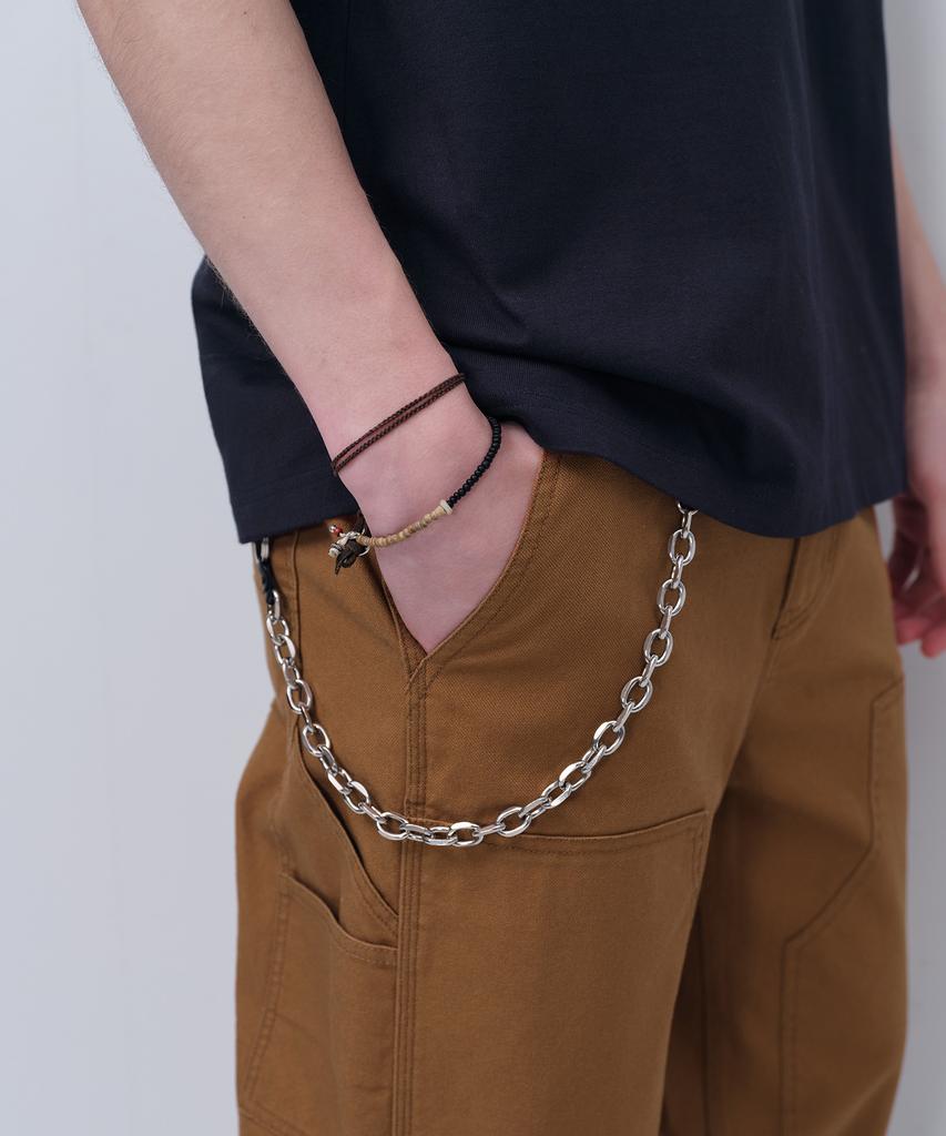 MUSINSA STANDARD Canvas Regular Fit Double Knee Carpenter Pants [Desert Brown]