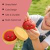 Cartoon-Ausdruck Dampfbrötchen Spielzeug Stressabbau Mini-Knödel Quetsch-Sensorikspielzeug Weicher Stressball Simulierte Teigkugel Fidget-Spielzeug