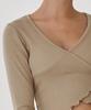 Debiweeo New Wave Wrap Long Sleeve Devi-T0114-Deep Beige