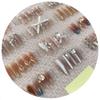 Woven Texture Nail Art Display Board - Large & Small Sizes, Wearable Nails, Live Stream Photo Props