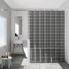 Bathroom Thickened Curtain Cloth MildewProof Waterproof Shower Curtain Set Free Punching Bathroom Partition Curtain Door Curtain Window