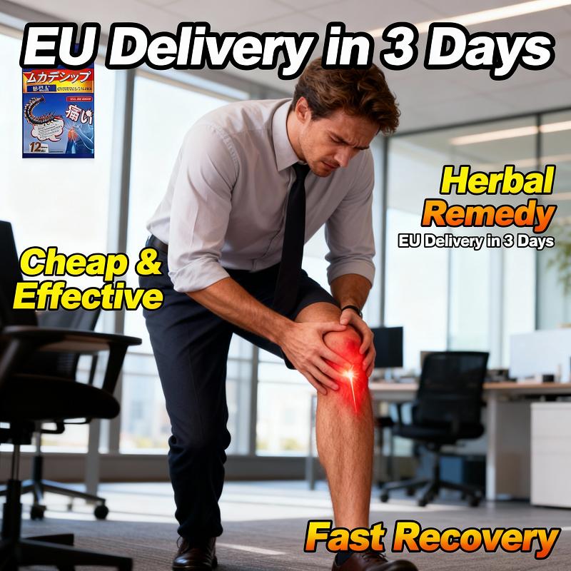 Fast Recovery Knee Pain Patch – Powerful Herbal Formula for Osteoarthritis & Sports Injury | Cheap & Effective, No Addictive Ingredients