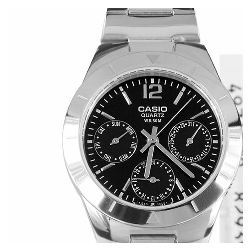 Casio STANDARD series EDIFICE series classic fashion simple waterproof quartz movement stainless steel strap Japanese and Korean watch LTP-2069D-1A