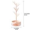 Rotating jewelry display tray,dressing table storage rack,detachable tree branche,partitioned storage box,for home,office,school