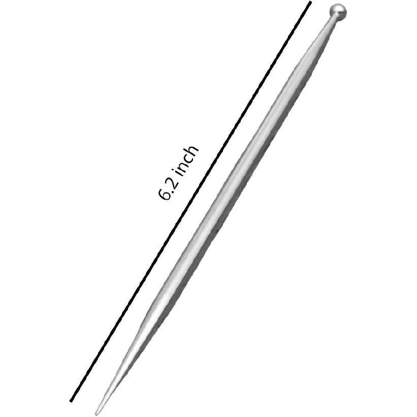 6.2 inch Sugar Stir Needle with Ball - Stainless Steel