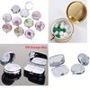 {HBA15} Empty Metal Pill Boxes Medicine Organizer Container Portable Mini Round/Square Medicine Case Pill Candy Box For Travel
