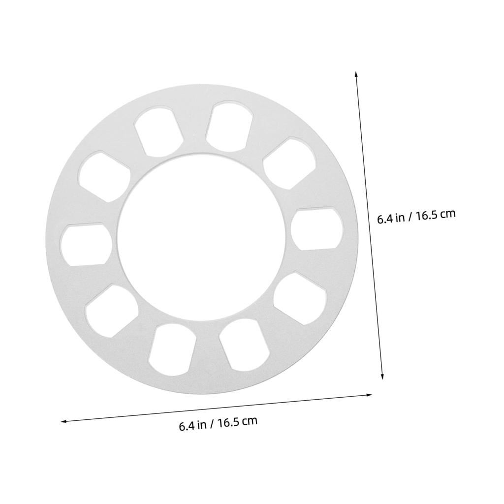 Anneome Improved Ride Hub Centric Wheel Spacer 5mm Aluminum Alloy Car Wheel Spacer Universal Fit