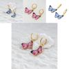 Chic Purple And Pink Alloy Earrings 2022 Summer Fashion For Women