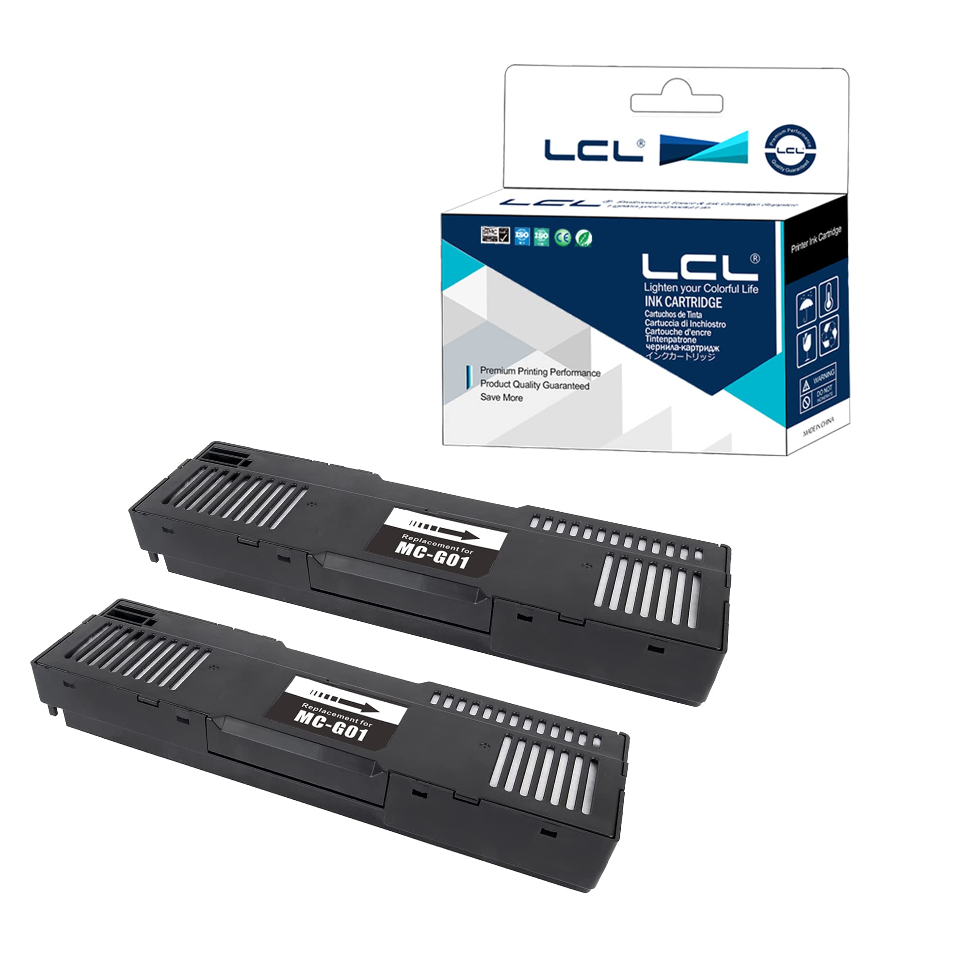 

LCL Compatible Maintenance Cartridge for Canon Compatible GX7030 GX6030 GX5030 MC-G01 (2 Pack) Models