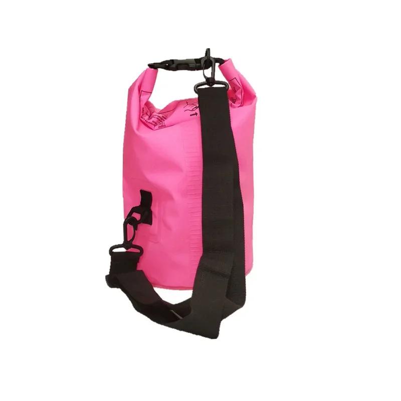 PVC Waterproof Backpack Kayak Pouch Outdoor Trekking Shoulder Dry Bag Travel Diving Boat Ocean Pack River Bag 5L 10L 15L 20L 30L