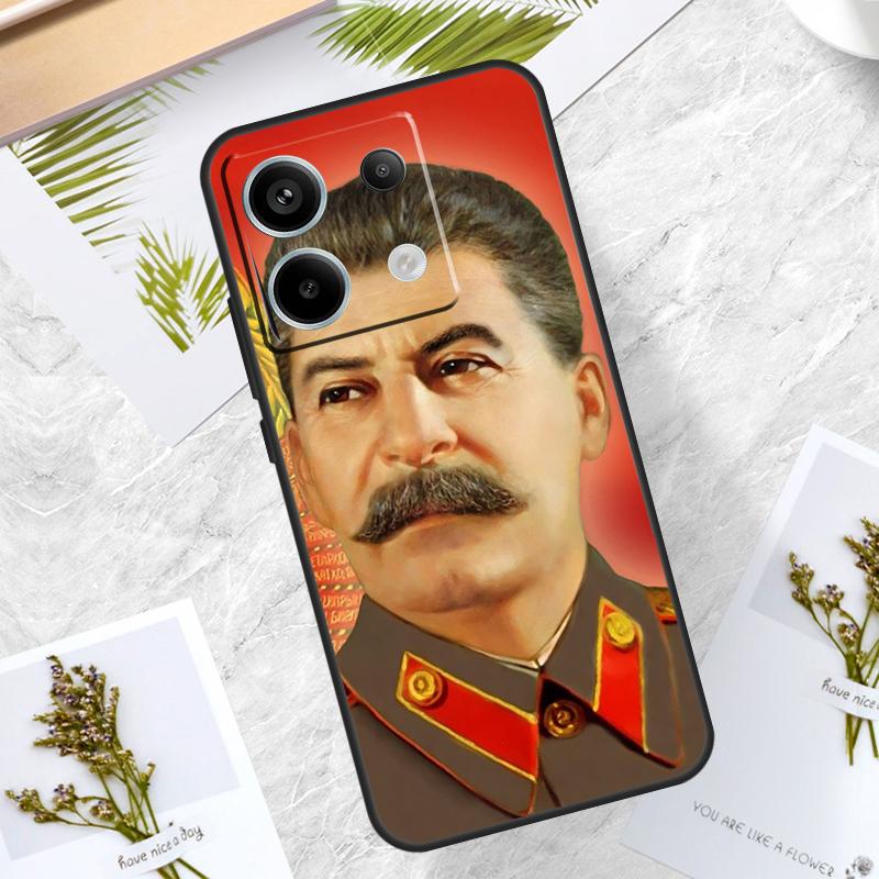 

Russian Commander Stalin Case For Xiaomi Redmi Note 13 14 Pro 12 11 10 15 Pro Plus Redmi 15 10C 12C 13C 14C 15C Cover Redmi 13C