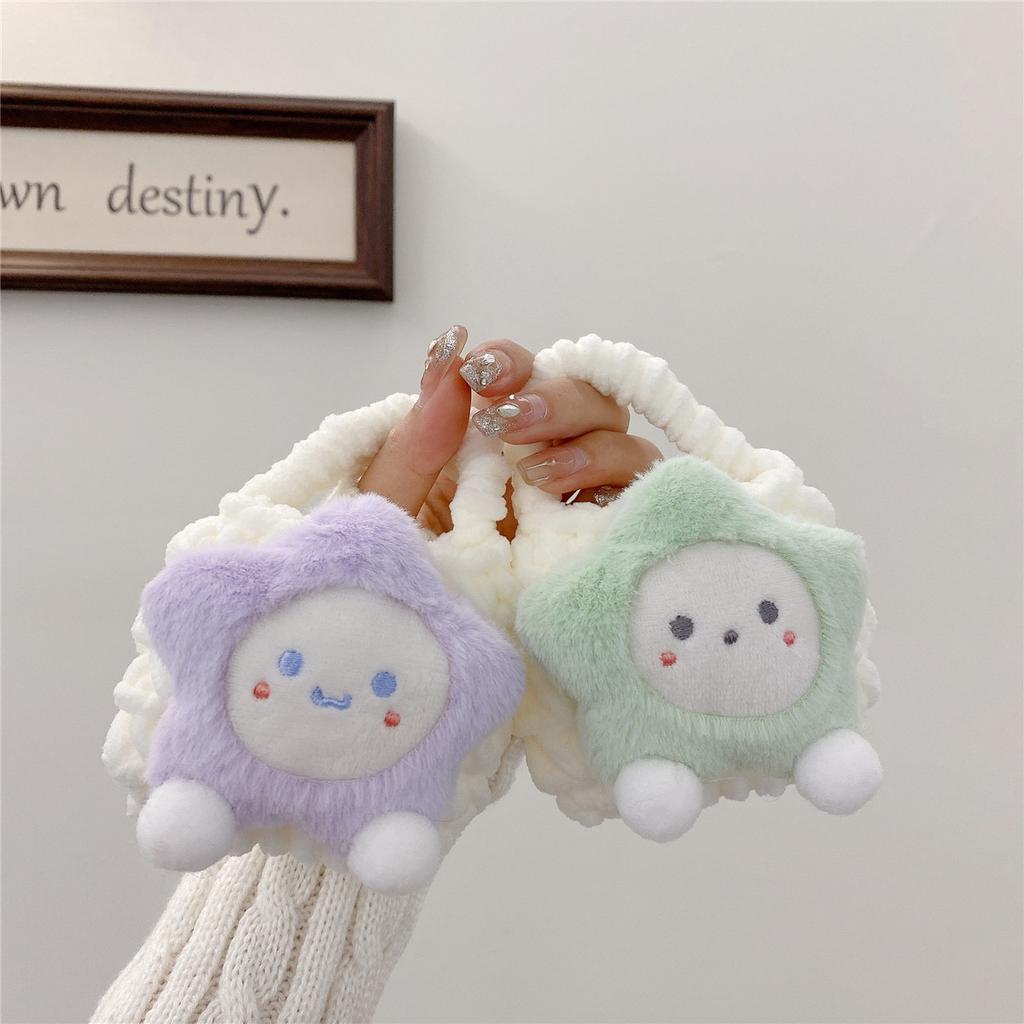 Autumn and Winter Plush New Application Apple AirPods 1 Generation Bluetooth Headset Case Pro1 Headset Bag Universal 1st Generation