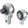 TRUSCO Round Ratchet Head, 9.5mm Drive, 9x12mm Mounting Size, RRH3-912