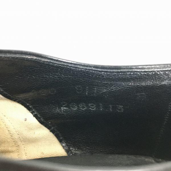 60s-70s? Vintage Edgerton Plain Toe Business Shoes Black Size 8 26.0 Men's(USED)