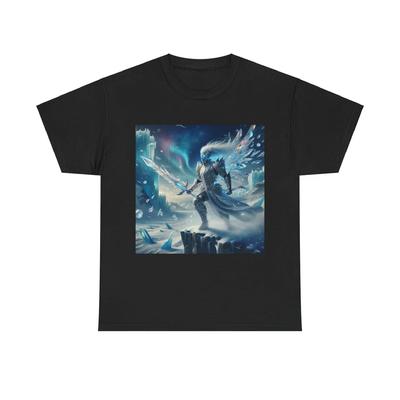 Unisex Vuxen T-shirt Glacial Crystal Valkyria Digital Konst
