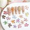 20PCS Hawaii Flower Nail Charms 3D Hibiscus Resin Fashionable Nail Accesories for Women’s Summer Nail Art and Decoration