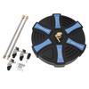 3600 Psi Power Washer   Pounder, 16 Inch Circular Cleaning Deck, Ideal for Butt Pad  , Stainless Steel, Abs,