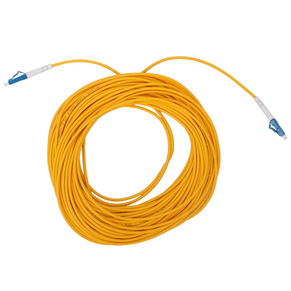 20m LC/UPC To LC/UPC Single Mode 3mm Fiber Optic Patch Cable Cord