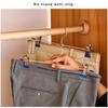 10pcs Multifunctional Trouser Rack Clip Stainless Steel Strong Telescopic Traceless Clothes Hanger