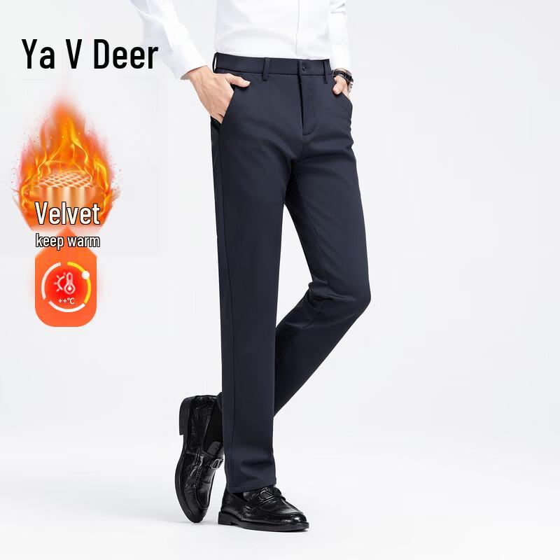 Yalu Men s Stretch Business Casual Suit Pants 30