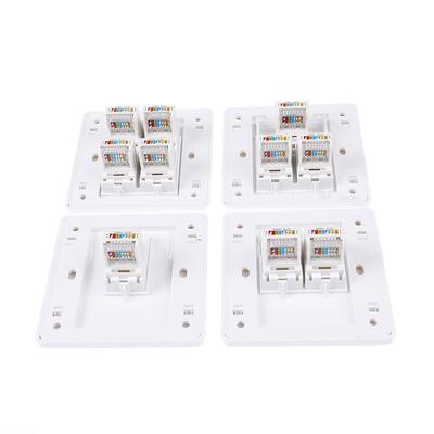 86 Typ Computer Steckdosenleiste Cat5E Netzwerkmodul RJ45 Schnittstelle Steckdose