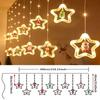 Christmas Decorations: LED String Lights, Christmas Trees, Santa Claus, Reindeer, Chandeliers, Store Window Displays, Bedroom Decor, Hanging Ornaments
