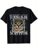 Cat Tummy Ache Survivor T-shirt