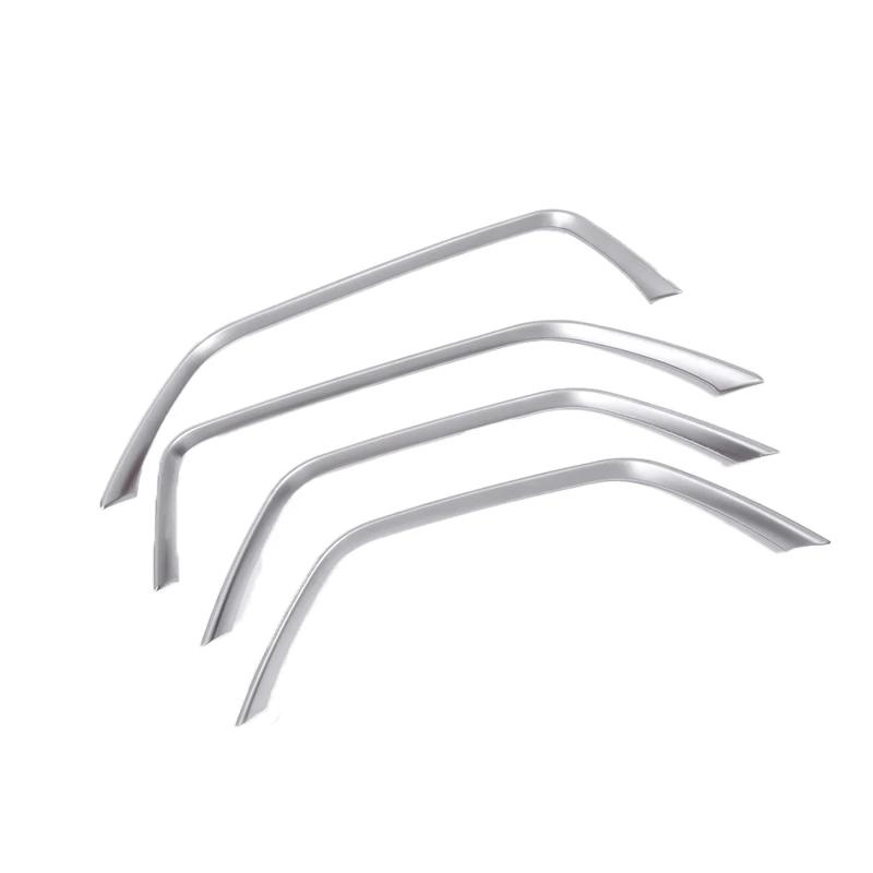 

4pcs ABS Silver Car Inner Door Panel Decorative Strips Trim Cover For Land Rover Range Rover Evoque 2013-2018 Auto Accessories серебряный