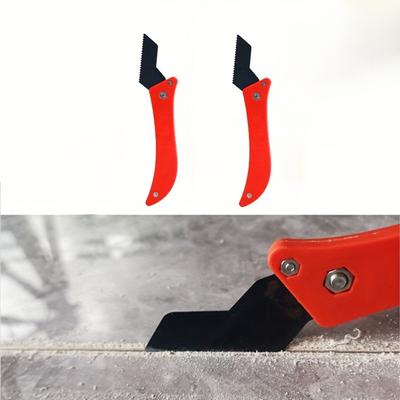 2 stücke Professionelle Fliesen Lücke Reparatur Haken Messer Für Reinigung Entfernung Alte Mörtel Wolfram Stahl Joint Notcher Hand Bau Werkzeuge
