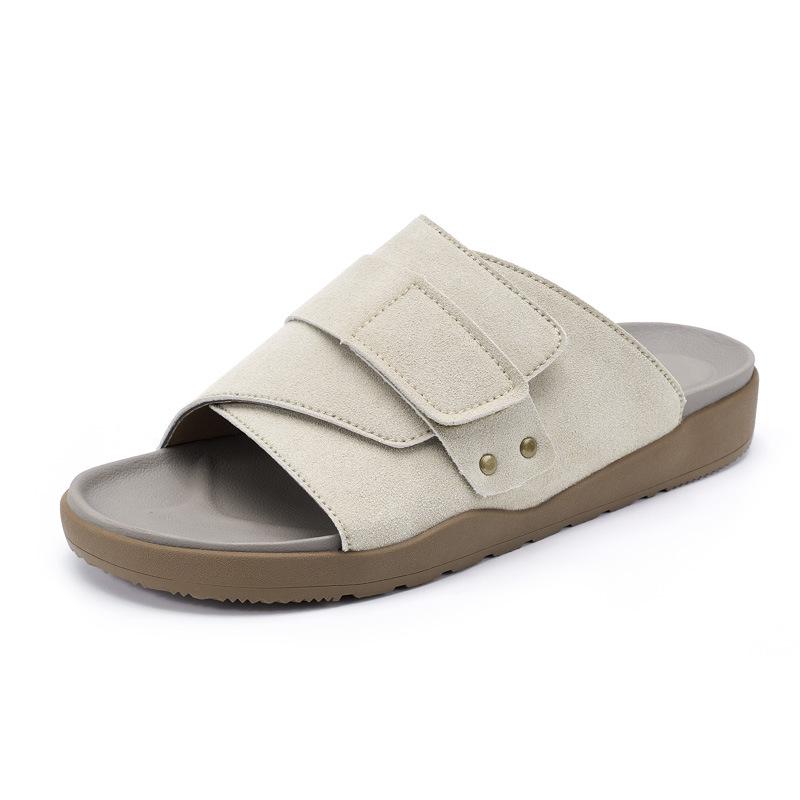 Summer Mesh Slip-on Sandals: Casual Men s Plus Size Beach  Outdoor Shoes 40
