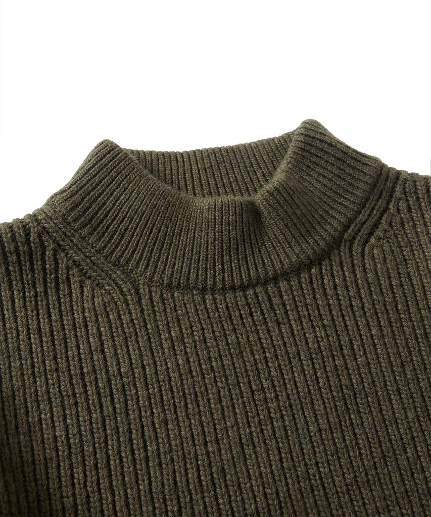 ESFAI Plgw Mock Neck Knit (Olive)