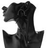 Halloween Sweet Cool Spider Web Fringed Stud Earrings Female, Dark Wind Metal Hollow Earrings