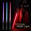 Christmas laser sword Star Wars luminous toy retractable toy Laser stick Flash stick Children's sword