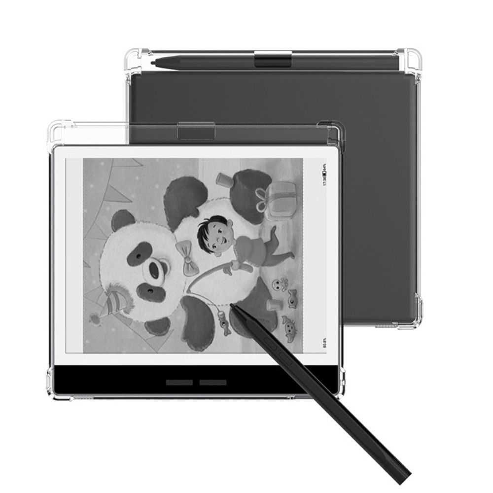 Air Bag E-Reader Case Wear Resistant Clear Back Shell Protective Cover for Bigme B751/B751C/Read